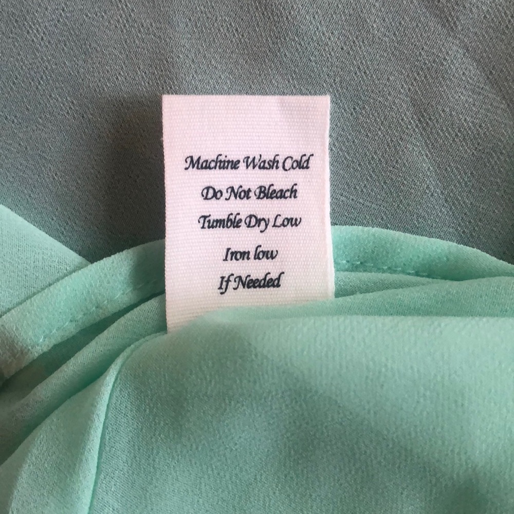 SeaFoam Green Flowy Racerback Top - Picture 7 of 7